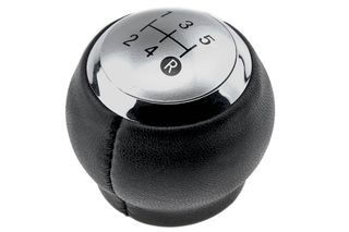 Toyota Auris/Avensis/Corolla/Rav4/Yaris πόμολο λεβιέ 5 ταχυτήτων ασημί με μαύρο (OE 3350412330C0) NTY