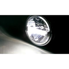 Highsider Pro 7 Inch Headlight Frame-R1 Type 4 Led Black Side Mount-thumb-3