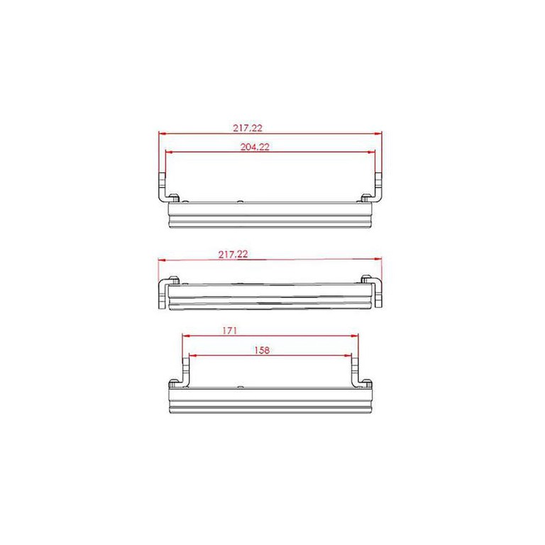 Highsider Pro 7 Inch Headlight Frame-R1 Type 11 Led Black Side Mount