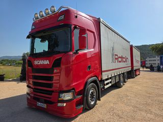 Καρότσα Κουρτίνα Scania 2018 S 500 Συρόμενο!-thumb-2