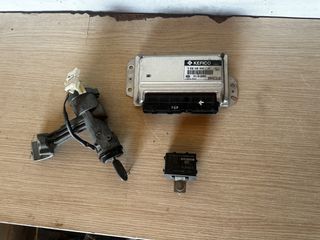 Kia Picanto 2004-2008 Σετ Εγκέφαλος Immobilizer Από Κινητήρα G4HE 1,1CC ME KΩΔΙΚΟΥΣ 9030930494F 95400-07800