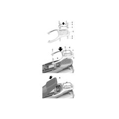 Αξεσουάρ SHAD S0VS12ST TUBULAR KIT SUZUKI V-STROM 650 '04-10/1000 '02-13/KAWASAKI KLV 1000 '05-07