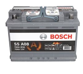 BOSCH 12V 70Ah/760A START&STOP AGM (R+ 1) 278x175x190
