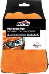 Γάντι Microfiber Detailing Pro Feral 3 Σε 1 Πορτοκαλί 26*18cm 1 Τεμάχιο