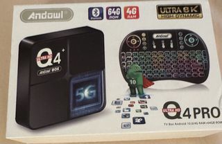 Αχρησιμοποίητο ANDOWL TV BOX 4 PRO με 4GB RAM και 64GB FOM