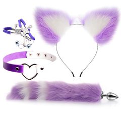 Two-Tone Fetish Set - Purple