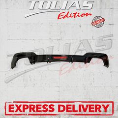 BMW SERIES 3 G20 SEDAN & G21 STATION WAGON 18-22 REAR DIFFUSER TYPE M PERFORMANCE with LED / ΟΠΙΣΘΙΟΣ ΔΙΑΧΥΤΗΣ