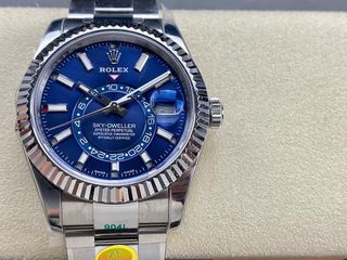 Rolex Sky-Dweller Silver Blue 326935 Superclone Quality Replica 1:1 Best Factory