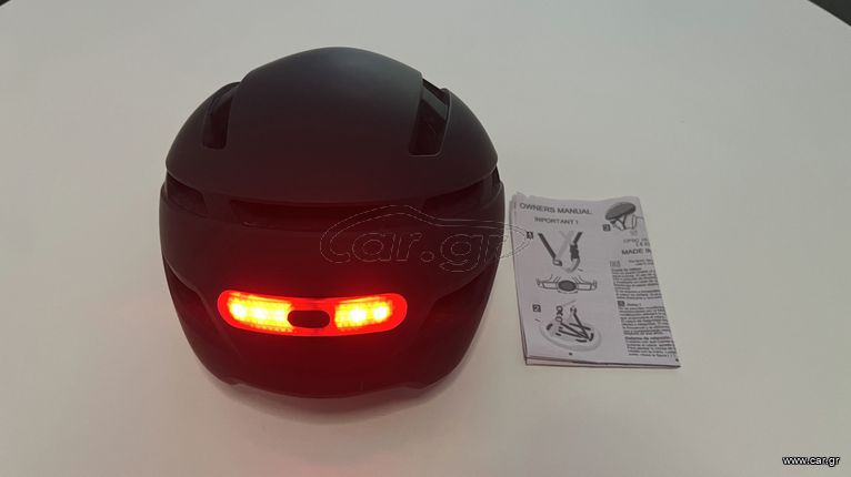 Κράνος ποδηλάτου ή πατινιού σαν καινούριο με LED φωτισμό USB