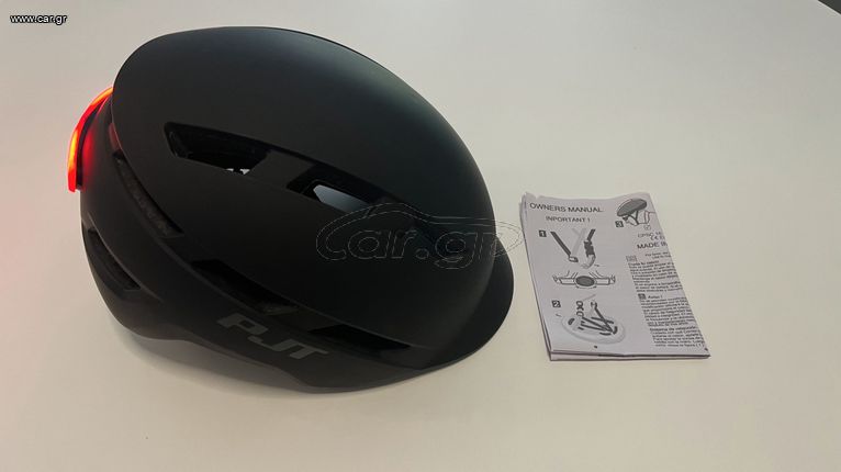 Κράνος ποδηλάτου ή πατινιού σαν καινούριο με LED φωτισμό USB-thumb-3