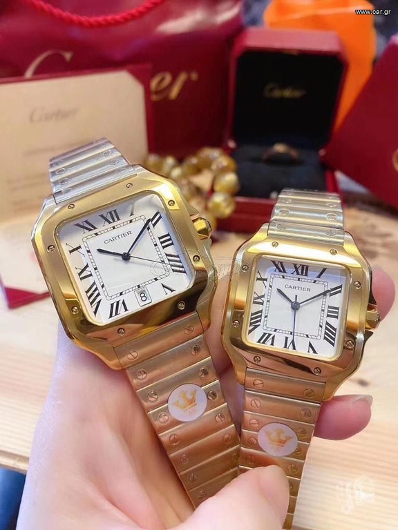 Cartier Sandos 40’ Automatic Gold 3A+ Replica