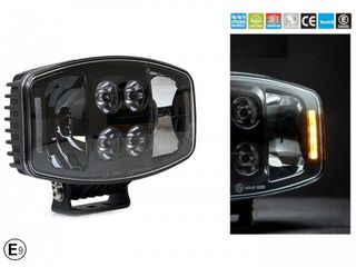 LED Προβολέας 10-30 Volt Υψηλής Ισχύος 90W Λευκό / Πορτοκαλί 247mm X 178mm IP68