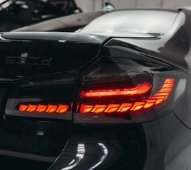 ΦΑΝΑΡΙΑ ΠΙΣΩ BMW 5 Series Pre G30 & M5 F90 Smoked OLED Design Tail Lights With LED Sequential Indicator 2017-2023