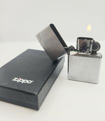 Vintage ZIPPO BRUSHED CHROME ΑΝΤΙΑΝΕΜΙΚΟΣ ΑΝΑΠΤΗΡΑΣ ΚΛΑΣΙΚΟΣ Α9516 ΤΙΜΗ 55 ΕΥΡΩ