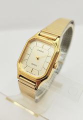 Vintage Art Deco Casio LQ-302G  Gold Plated Watch Ladies Classic Α9046 ΤΙΜΗ 90 ΕΥΡΩ
