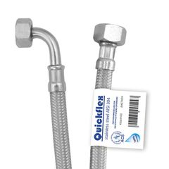 ΣΠΙΡΑΛ ΣΩΛΗΝΩΝ ΣΥΝΔΕΣΗΣ INOX ΓΩΝΙΑ 20cm Θ-Θ 1/2 VIOSPIRAL QUICKFLEX 00-0780