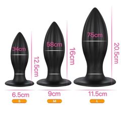Small-Sized Anal Toy – Sleek Black Edition-thumb-2