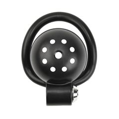Button Lock Chastity Cock Cage Black-thumb-3
