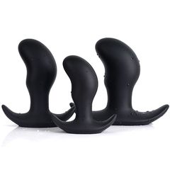 Silicone Prostate Stimulator Black XL