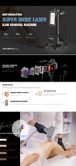 Laser Αποτρίχωσης 4 Wavelengths 2000W-thumb-1