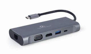Gembird A-CM-COMBO7-01 notebook dock/port replicator USB 3.2 Gen 1 (3.1 Gen 1) Type-A Grey