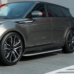 Πλαϊνά Σκαλοπάτια RANGE ROVER EVOQUE 2020-uo SIDE STEPS OE STYLE BLACK AND SILVER-thumb-1