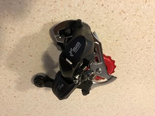 Πίσω Ντεραγιέ/Σασμάν ειδικό για σκληρή χρήση, SHIMANO TOURNEY SIS. Στήριξη με βίδα(όχι με νύχι).