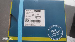 μιζα ΟΕΜ , Bosch Cargo , Made in Germany , με κωδικο : F032114176 , 114176 , 02T911023M , VW Golf plus 1600cc . Τάση 12 V, Αρ. δοντιών 10, Ισχύς μίζας 1,0 kW .