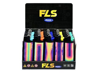 Αναπτήρας πέτρας ATOMIC FLS RAINBOW 3934021 - Μεγάλος σε διάφορα σχέδια (ΚΟΥΤΙ ΤΩΝ 25) 4014663859178