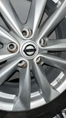 4άδα ΓΝΗΣΙΕΣ ΖΑΝΤΕΣ ΑΛΟΥΜΙΝΙΟΥ NISSAN JUKE PULSAR QUASQAI ORANGE & GREY-thumb-4