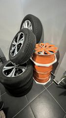 4άδα ΓΝΗΣΙΕΣ ΖΑΝΤΕΣ ΑΛΟΥΜΙΝΙΟΥ NISSAN JUKE PULSAR QUASQAI ORANGE & GREY-thumb-9