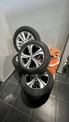 4άδα ΓΝΗΣΙΕΣ ΖΑΝΤΕΣ ΑΛΟΥΜΙΝΙΟΥ NISSAN JUKE PULSAR QUASQAI ORANGE & GREY