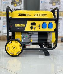 CHAMPION ΓΕΝΝΗΤΡΙΑ ΒΕΝΖΙΝΗΣ ΤΕΤΡΑΧΡΟΝΗ ΜΕ ΡΟΔΕΣ ΚΑΙ ΜΕΓΙΣΤΗ ΙΣΧΥ 3.2KVA
