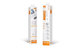 Πολύπριζο με διακόπτη - Power Strip with Switch Multi-socket Smart Guard LDNIO SE4432C with 4 EU Outlets 2500W & 2 USB-A & 2 USB-C 17W with 2m power cord ( Κωδ.1-PER0066 )-thumb-1
