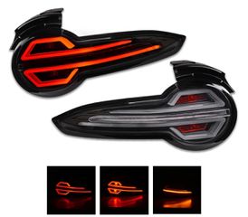 ΦΑΝΑΡΙΑ ΠΙΣΩ Mazda MX-5 ND Black 3D Stripe Bar Full LED Tail Lights With Sequential 2015-2024