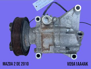 MAZDA 2 DE 2008-2014 ΜΕΤΑΧΕΙΡΙΣΜΕΝΑ ΑΝΤΑΛΛΑΚΤΙΚΑ ( κομπρεσέρ κλιματιστικού aircondition με κωδικό V09A1AA4AK κατάλληλο για αυτοκίνητα με κινητήρες βενζίνης )