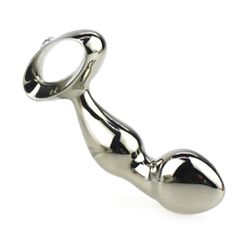Prostate Anal Plug Silver-thumb-1