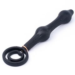 Silicone Rolling Balls Inflatable Anal Plug-thumb-1