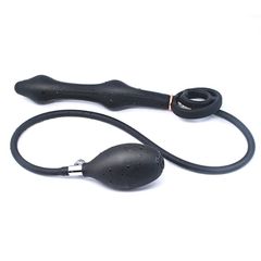 Silicone Rolling Balls Inflatable Anal Plug-thumb-4