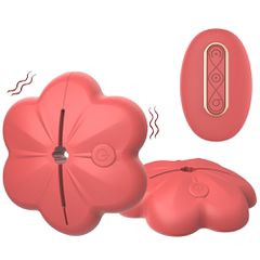 Breast Vibrator Remote Control Red-thumb-1