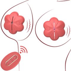 Breast Vibrator Remote Control Red-thumb-2
