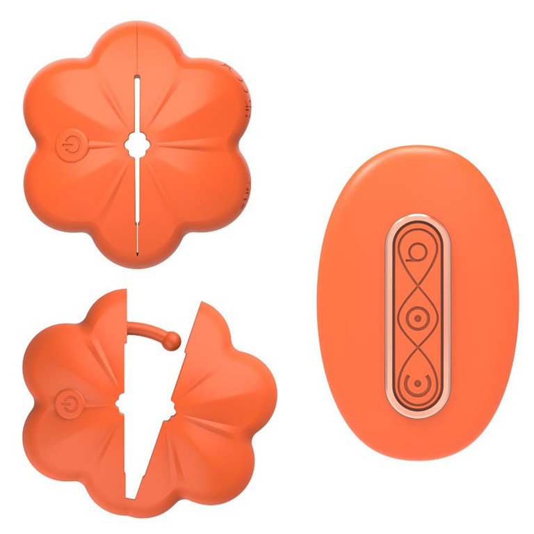 Breast Vibrator Remote Control Red