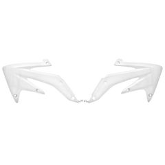 Racetech άσπρα καπάκια ψυγείου R-CVCRFXBN008 Honda CRF 450X 2008-2017