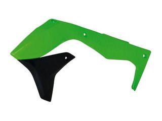 Racetech πράσινα καπάκια ψυγείου R-CVKXFVENR16 Kawasaki KXF 450 2016-2018