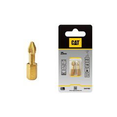 Μύτη κατσαβιδιού αστέρι PZ2 25mm (2 τεμ.) DA01002 | CAT