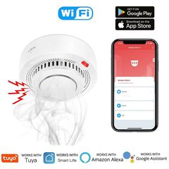 WiFi Smart Αυτόνομος Ανιχνευτής Καπνού + Πυρκαγιάς QYW30