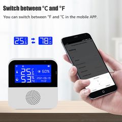 WiFi Αισθητήρας Θερμοκρασίας και Υγρασίας QWD01-thumb-3