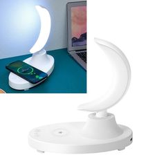 Επιτραπέζιο Φωτιστικό LED με Ηχείο Bluetooth και Ασύρματη Φόρτιση N-F21