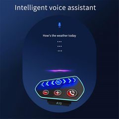 Bluetooth Ακουστικά για Κράνος Μοτοσυκλέτας A2DP με Voice Assistant + Μικρόφωνο BTΑ10-thumb-4