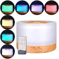 Υγραντήρας Υπερήχων + Διαχύτης Αρώματος 7 LED 700ml με Τηλεχειριστήριο N30037